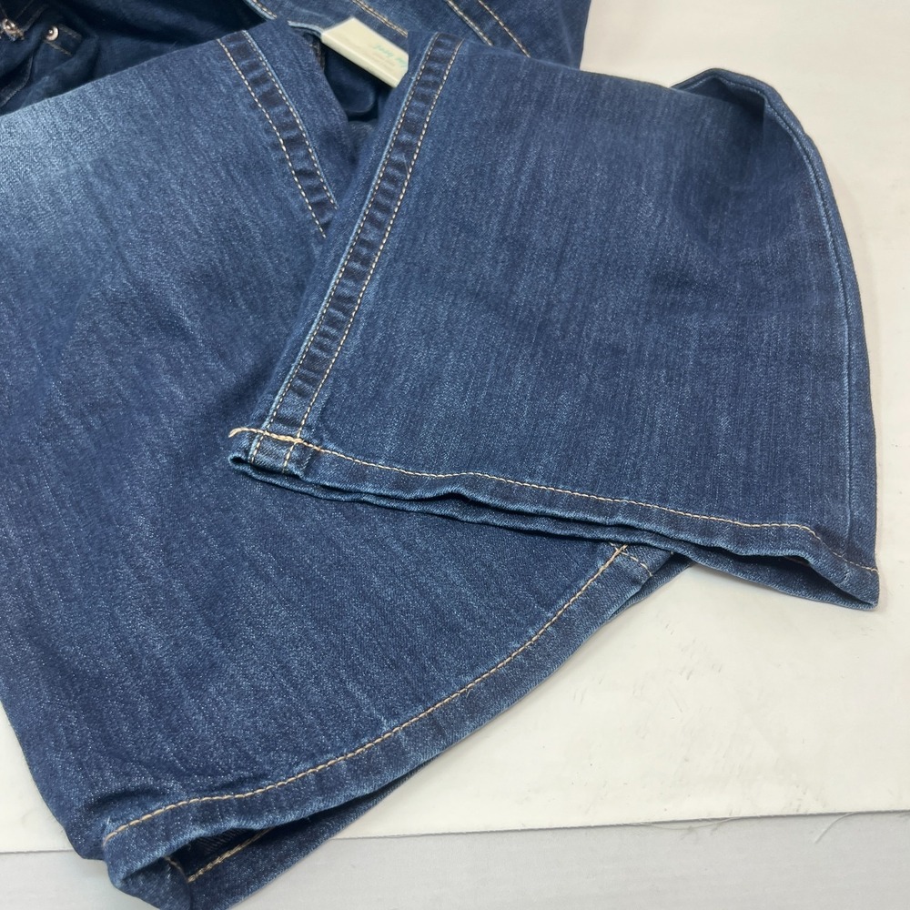 NWT Maurices Blue Jeans Mid Rise Slim Boot Size 22W Short - Picture 11 of 11